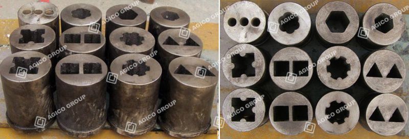 charcoal extruder mould