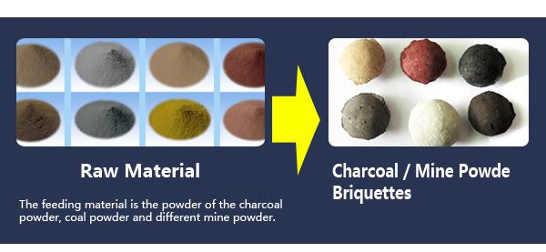 charcoal powder briquette machine