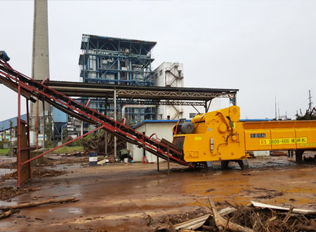 industrial shredding machien for large scale wood processing production line