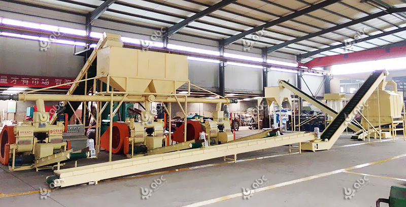 Punching and Pressing Briquette Plant