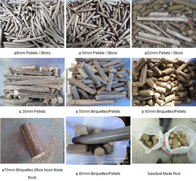 wood pellets briquettes