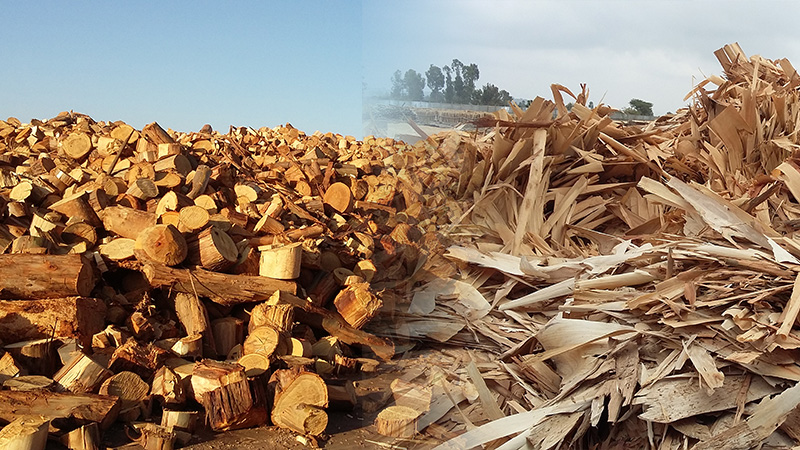 wood wastes bark for making charcoal briquettes