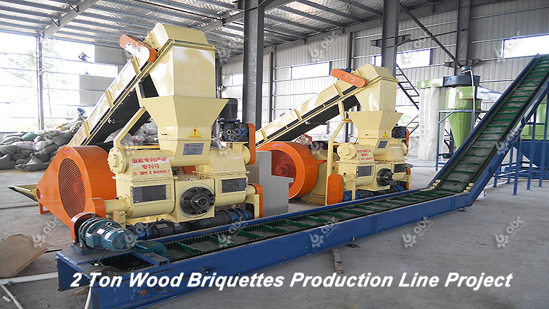 2 Ton Wood Briquettes Production Line Project