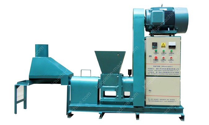 wood briquette making machine