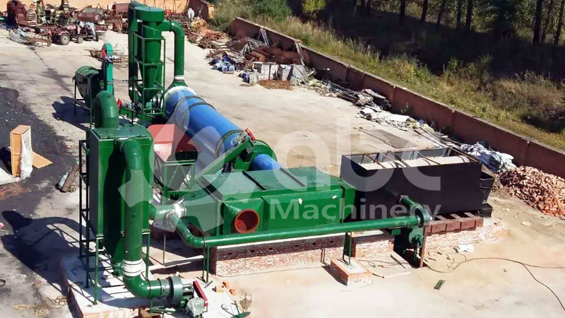 animal manure drying system