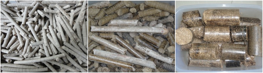 biomass pellets and briquettes