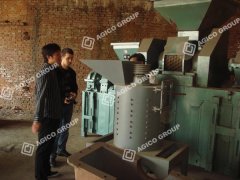 Clients from Romania - Charcoal/Coal Powder Briquette Plant