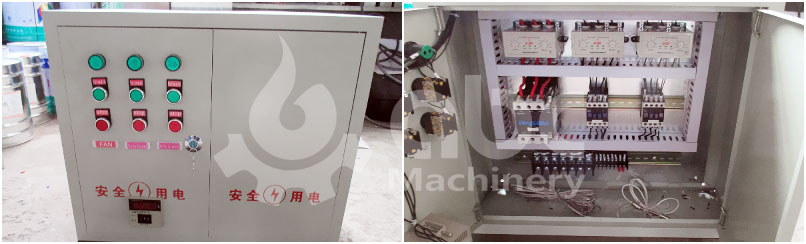 briquette press electric cabinet details