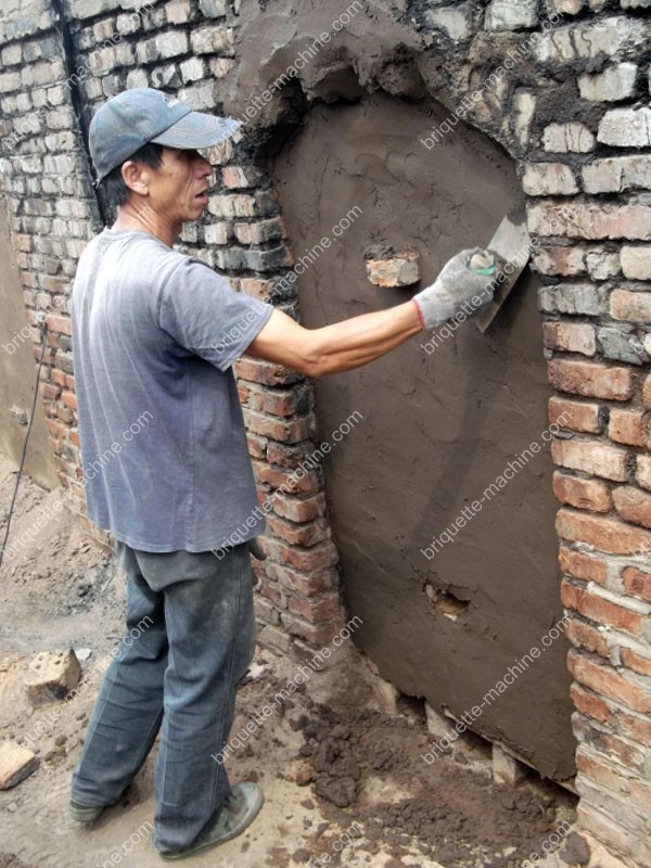carbonizing kiln gate