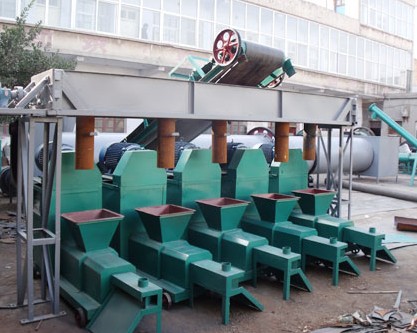 charcoal briquette making line