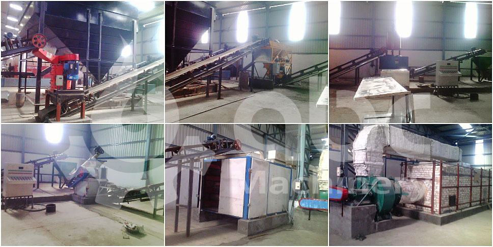 1 ton per hour small scale coal briquetting plant project in India