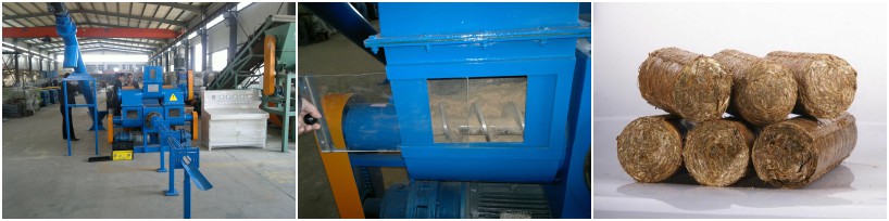 piston briquette press