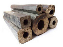 rice husk briquettes