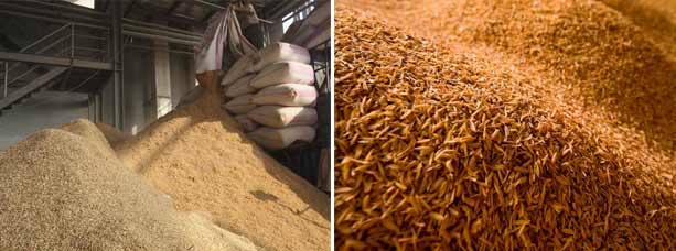 rice husk materials