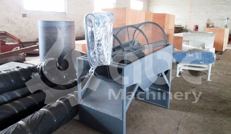 saw dust rotary screen machine - preprocessing of wood briquette making