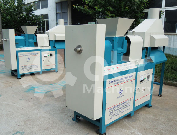 screw briquetting machine for extruding biomass and wood fuel briquettes