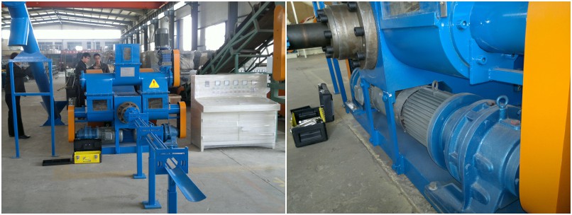 stamping wood pellet machine for manufacturing both pellets and briquettes