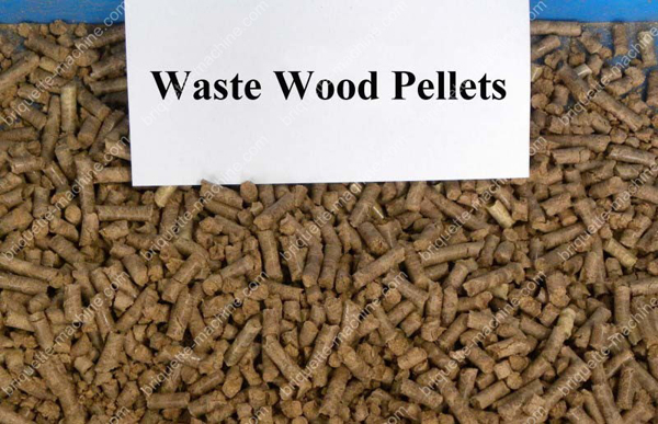 waste wood pellets