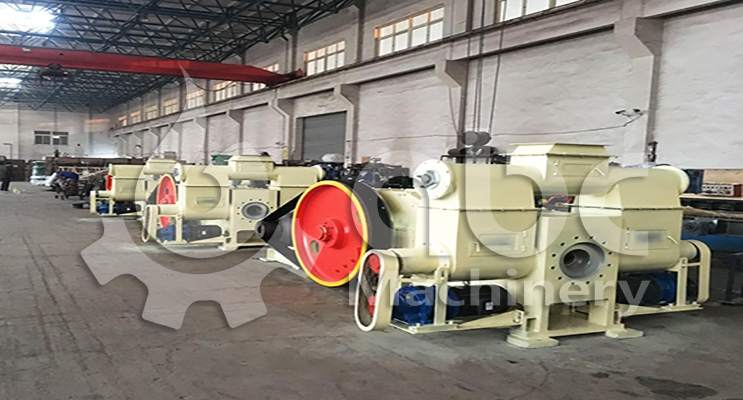 Wood Briquette Making Machine Delivering Site