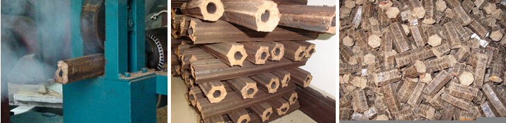 wood briquetting press