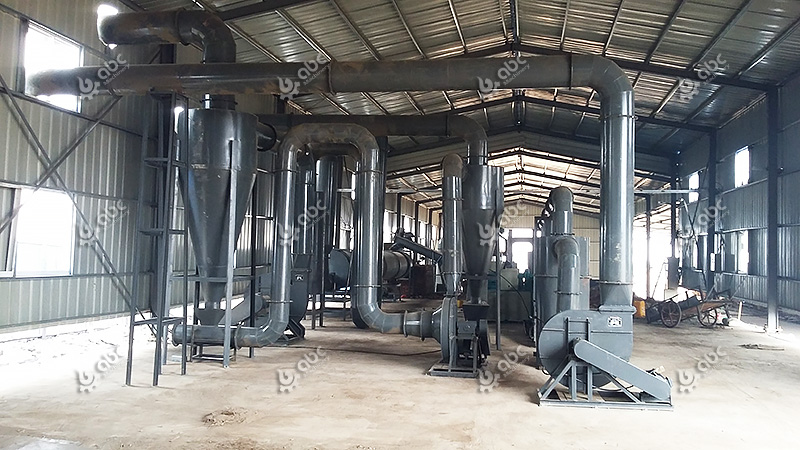compelet large scale wood briquette production plant built in Ethiopia