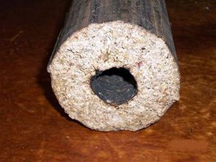 wood dust briquettes